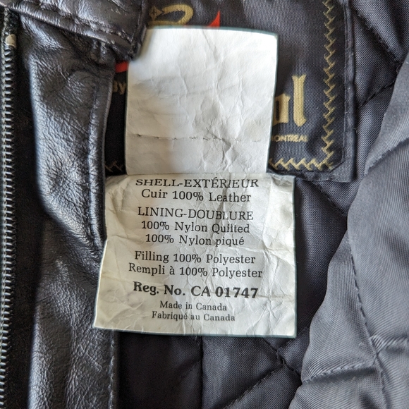 🌵 Vintage - Leather jacket - Picture 4 of 9